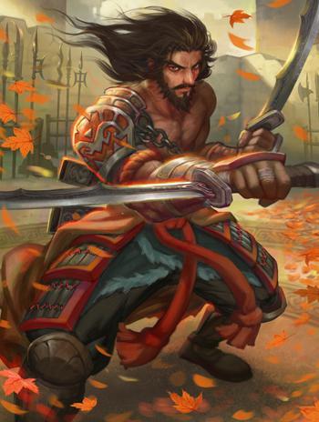 三国杀曾经的年度最佳设计武将张嶷原画到底有多细节堪比神将