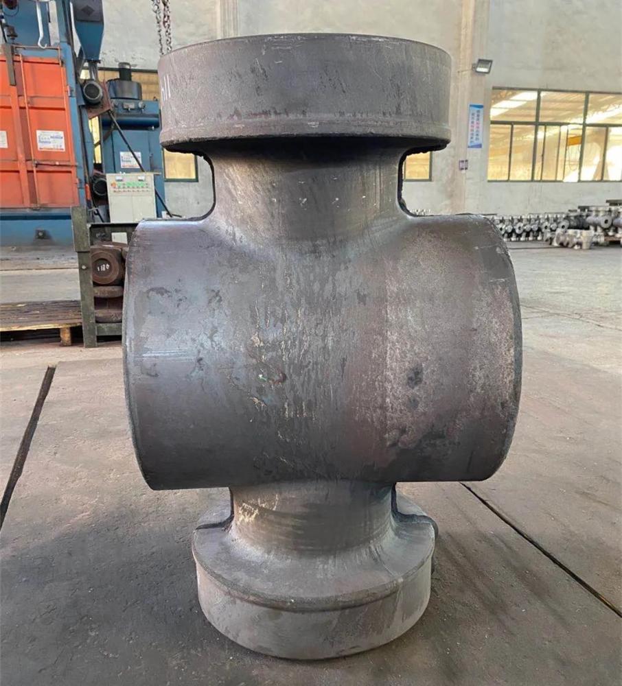 国内最大多向模锻井口压裂阀阀体试制成功