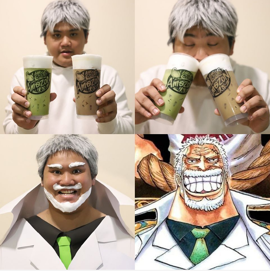 cos泰国小哥再现灵魂作品路飞三档都能还原白胡子已有味道