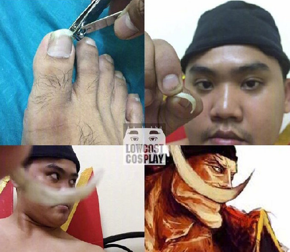 真正做到了0成本,连胡子都剩下了,直接剪下一个脚甲,当属是辣眼睛