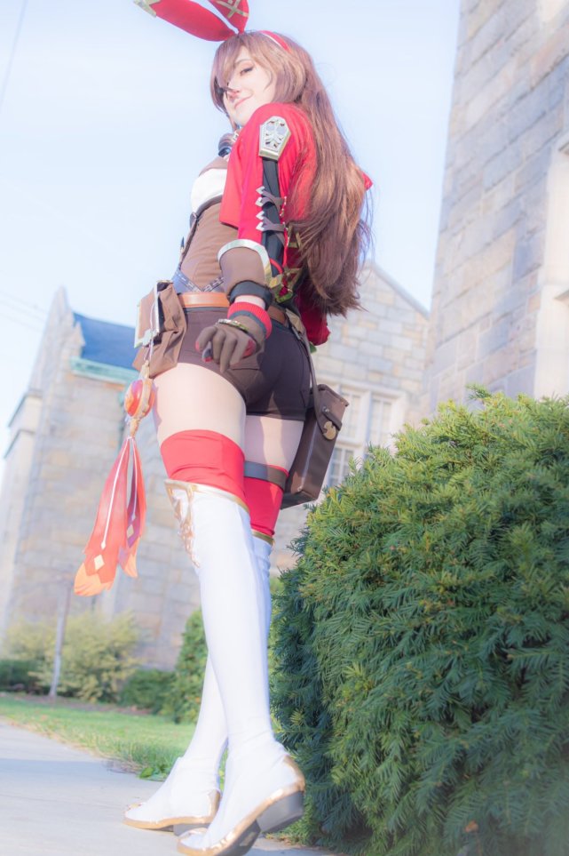 原神cosplay大合集你见过坦克版的安柏和刻晴吗