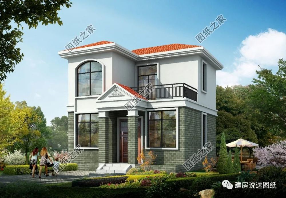 农村小型二层二间自建房宅基地面积小也不怕设计到位就能解决