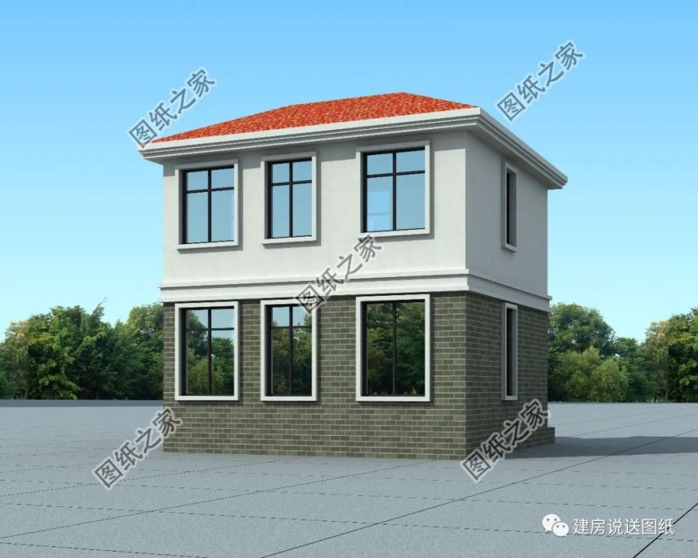 农村小型二层二间自建房宅基地面积小也不怕设计到位就能解决