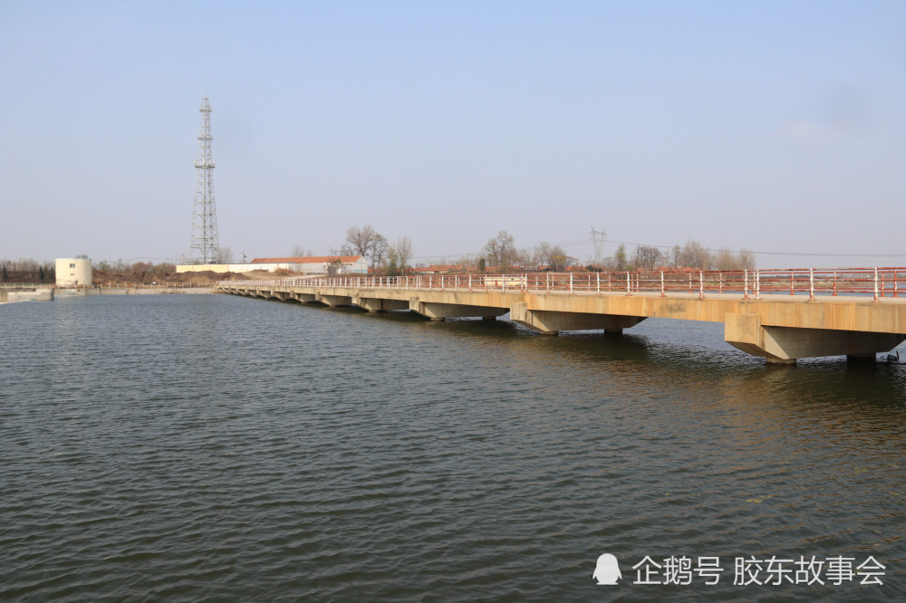 看图在青岛莱西市的江家庄村邂逅冬日里的大沽河