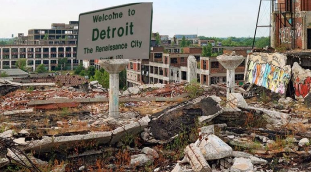 底特律美国曾经的第四大城市为何却沦落到破产的地步