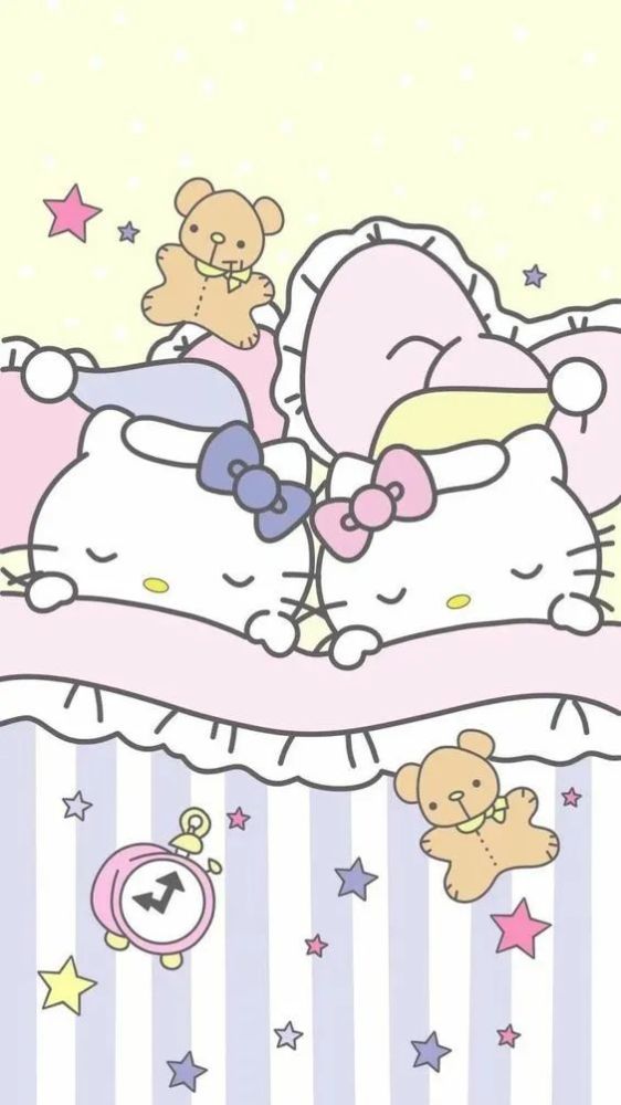 世界上最可爱的猫 Hello Kitty 13款和风日系手机壁纸 腾讯新闻