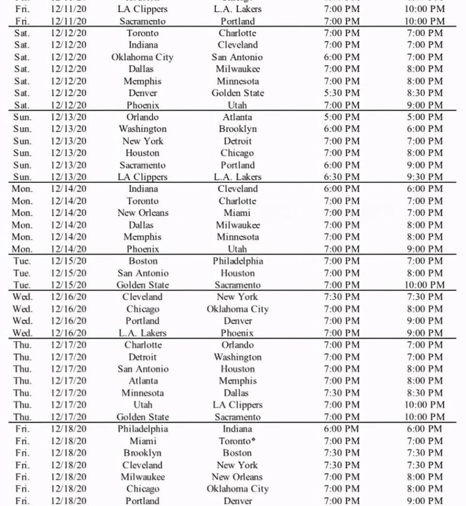 近日,nba官方发布了2020-21赛季的季前赛赛程,湖人将两战快船,而火箭
