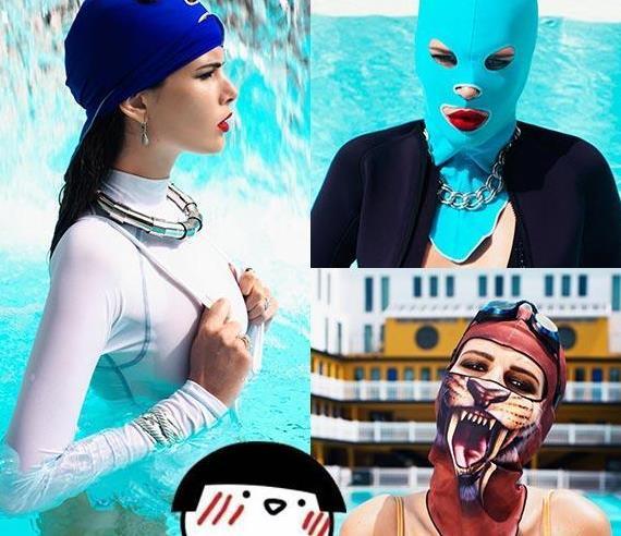 国外流行的"脸基尼"竟是中国大妈发明?新品发布会造型太魔幻!