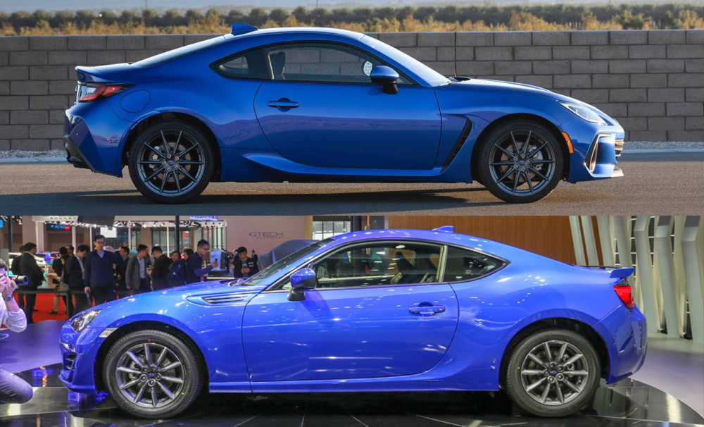 全新斯巴鲁brz外观看起来要更加精练,中网格栅尺寸变得更大,下包围