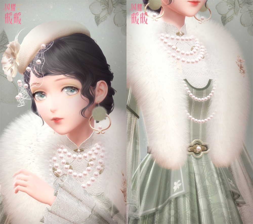 闪耀暖暖卿千颜名不虚传白嫖有质感这套民国风属实有点棒