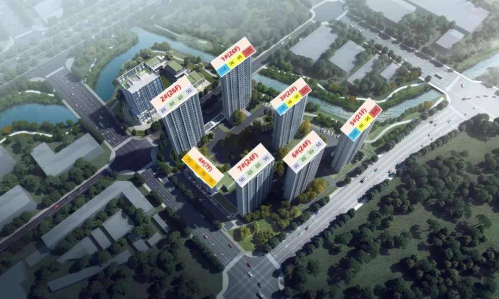距离规划中的6号线滨江新城站约500米左右,2号线红联站(在建中)2公里