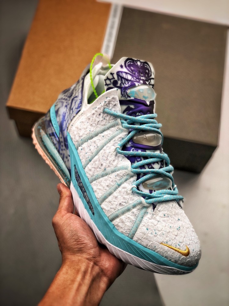 耐克le包容 18 鸳鸯编织 詹姆斯18 开箱测评_腾讯新闻