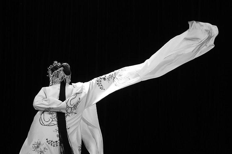 果小菁长水袖京剧照欣赏华韵京剧摄影