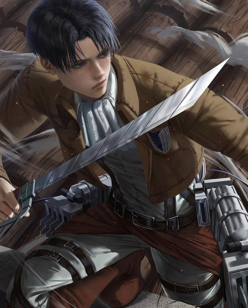 进击的巨人:20种不同画风的兵长!实力诠释帅到飞起