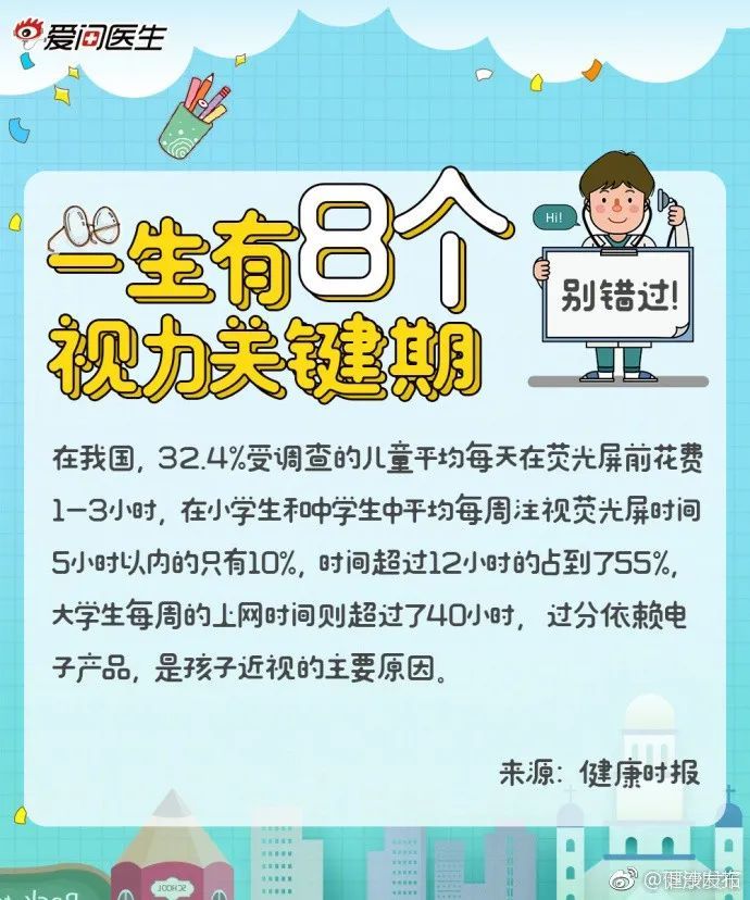 关键丨8个视力关键期 这些眼病一定要防 腾讯新闻