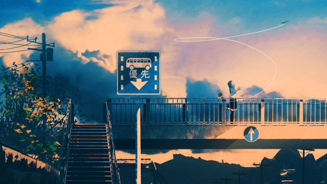 Ipad 电脑壁纸插画风景壁纸无水印 腾讯网