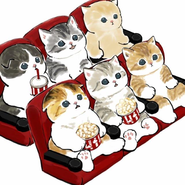 可爱猫咪插画 插画师 ぢゅの 插画师 插画 ぢゅの