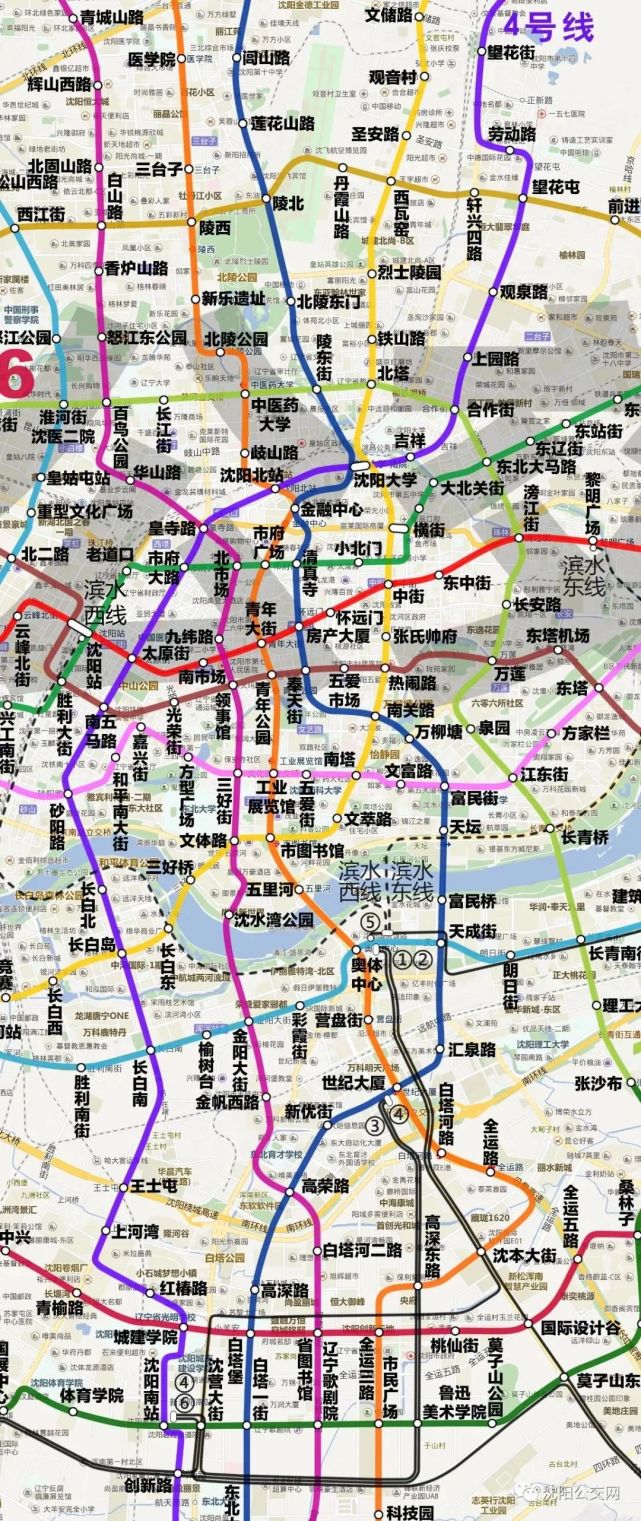 瀋陽在建線路進度彙總