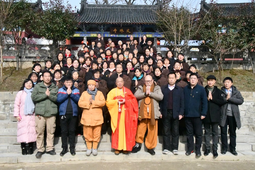 釋印來法師三週年紀念法會在河南魯山文殊寺舉辦