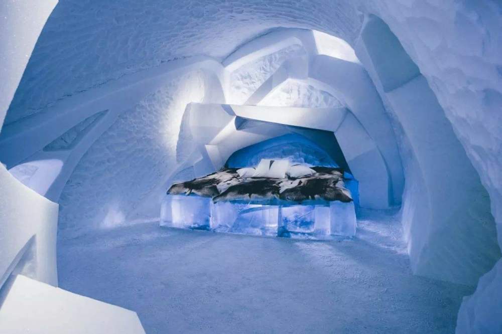 南极冰屋图片