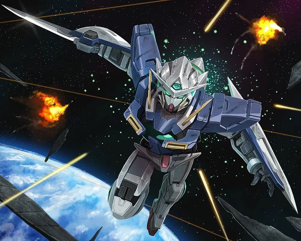 gundam exia    by mahenbugundam constellation    by chasing