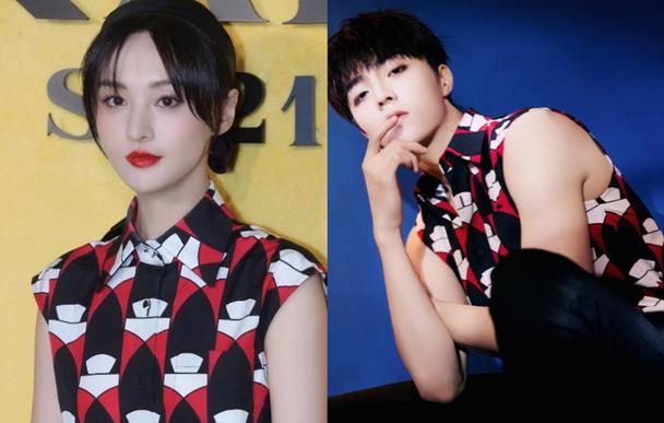 郑爽陈立农穿同款娱乐圈罕见男女撞衫奇妙的感觉又增加了