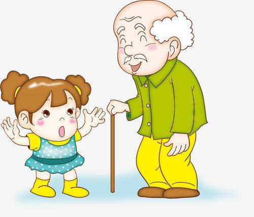 超甜爷爷每天第一名接小孙女比心互动太有爱网友暖化了