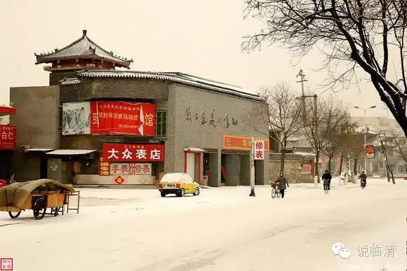 下雪啦临清终于迎来今冬第一场雪