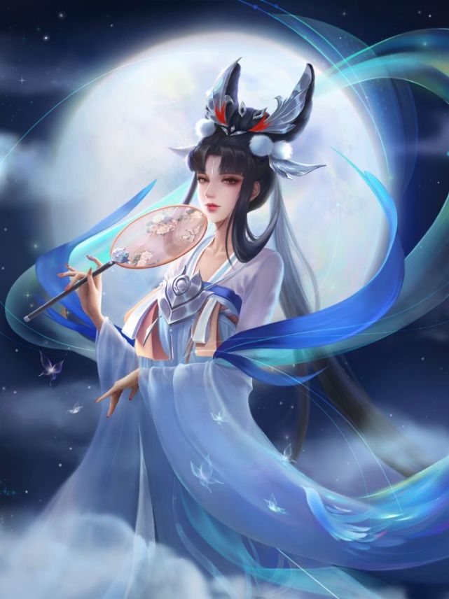 王者荣耀后羿嫦娥如梦令情侣皮肤情侣对话太令人羡慕了