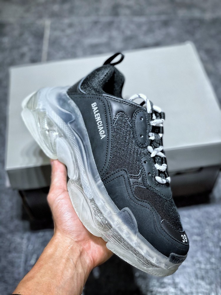 巴黎世家triples水晶底开箱测评