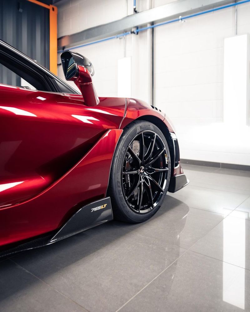 红色的也很帅迈凯伦765lt