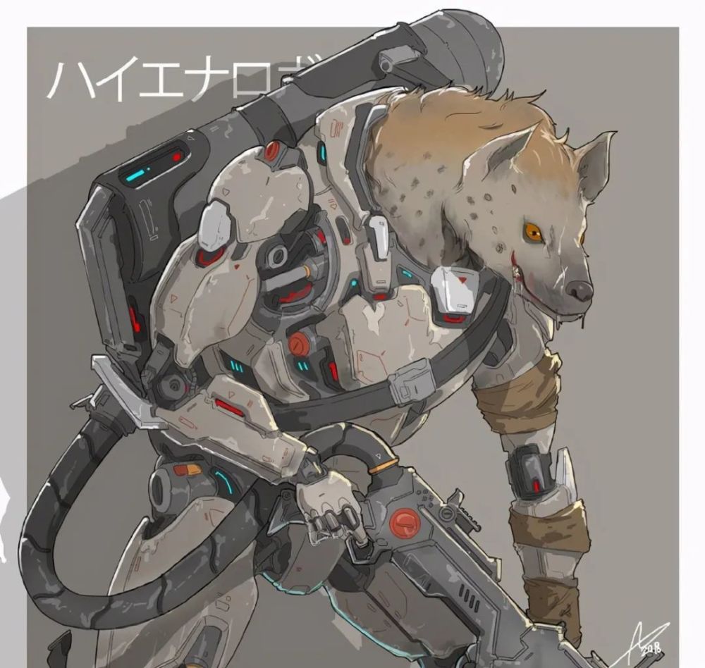 模玩控动物穿上机甲会变成什么样猫比虎帅