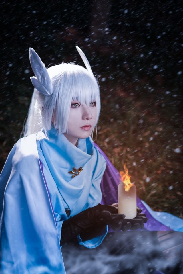cos:凛冬已至,光遇白鸟cos正片