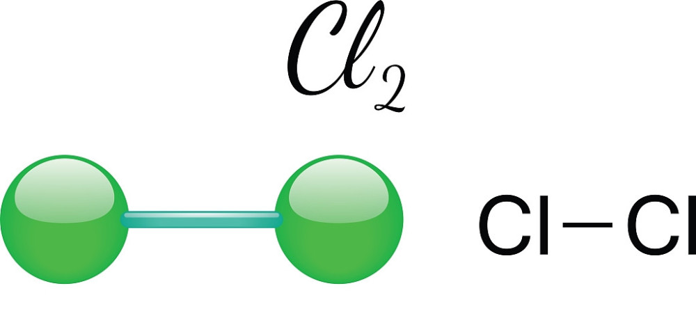 氯气的分子结构