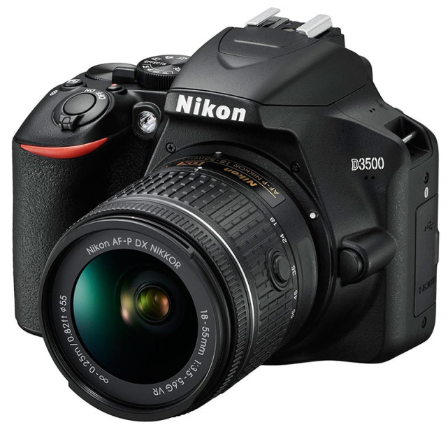 aps-c画幅重量:365g像素:2400万十二,尼康d3500单反相机(参考价格