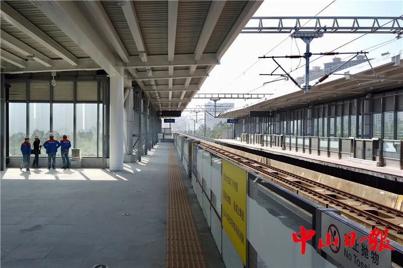 好消息!城轨翠亨站基本完工,通车时间快了