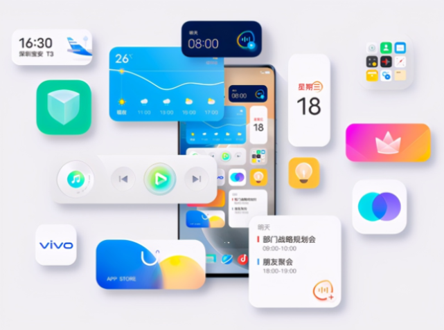 originos系统界面ui采用了小清新风格的设计,其中还运用到了扁平化