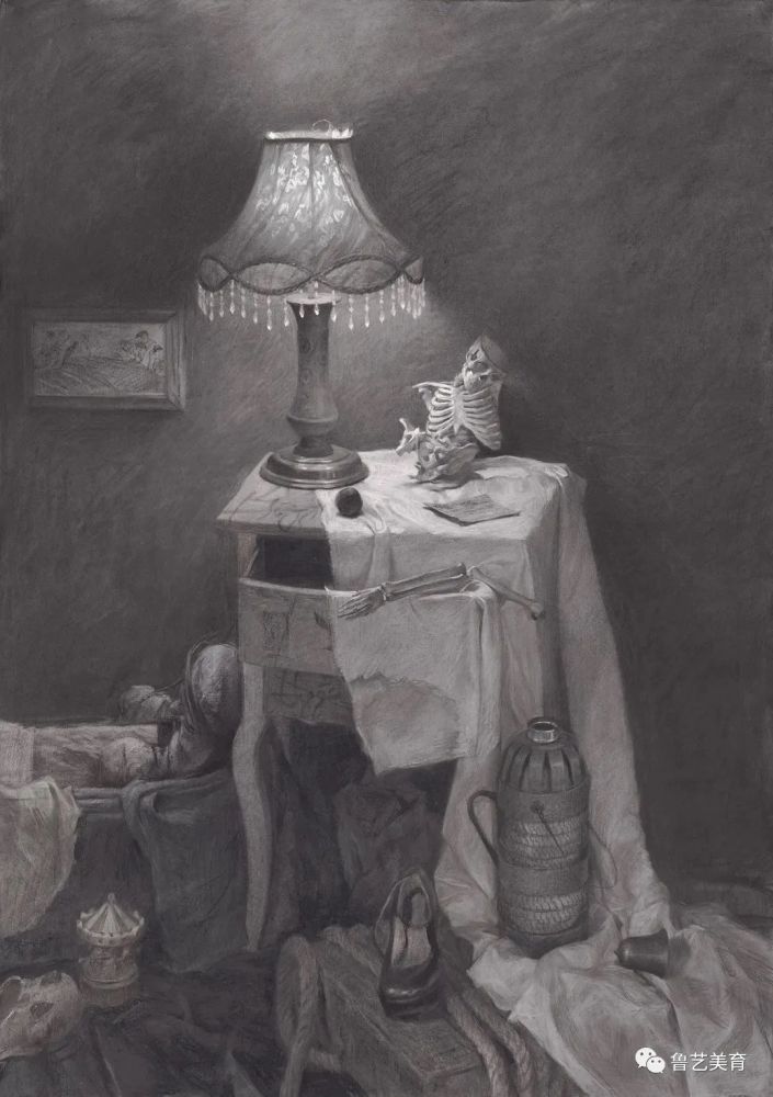 学院派素描静物作品选