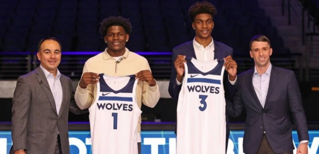 官宣森林狼签下状元郎爱德华兹和28号秀杰登