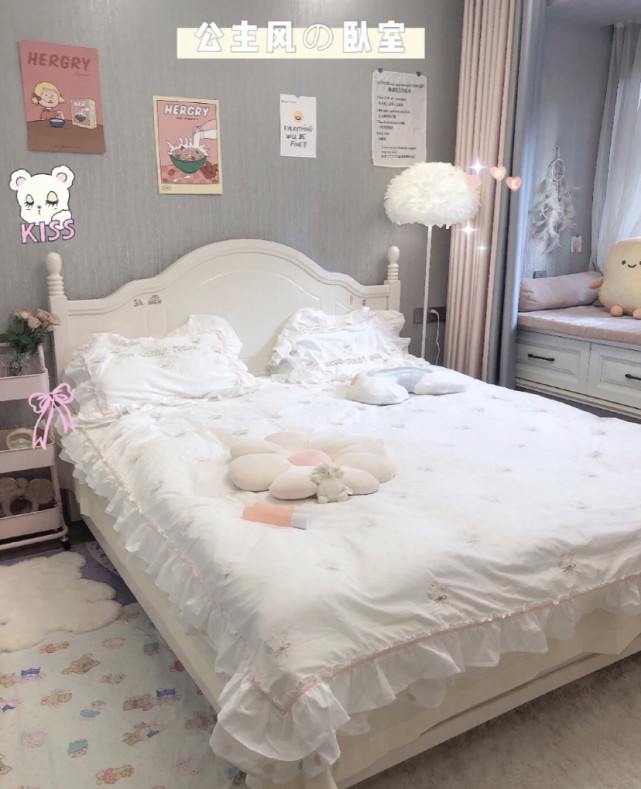 女孩子的福音来啦～梦幻的公主床,甜甜的公主梦!