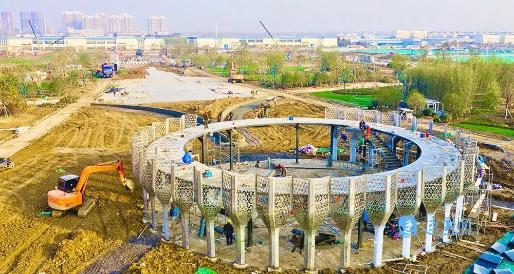 宿迁市高铁商务区酒都广场即将"美丽绽放"