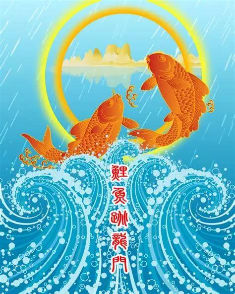 都说创作不好搞,看看鲤鱼跳龙门的故事,你就有思路了