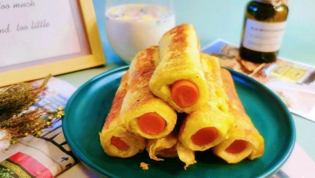 儿子隔三差五就要吃火腿芝士卷 简单好操作 味道很好 腾讯新闻