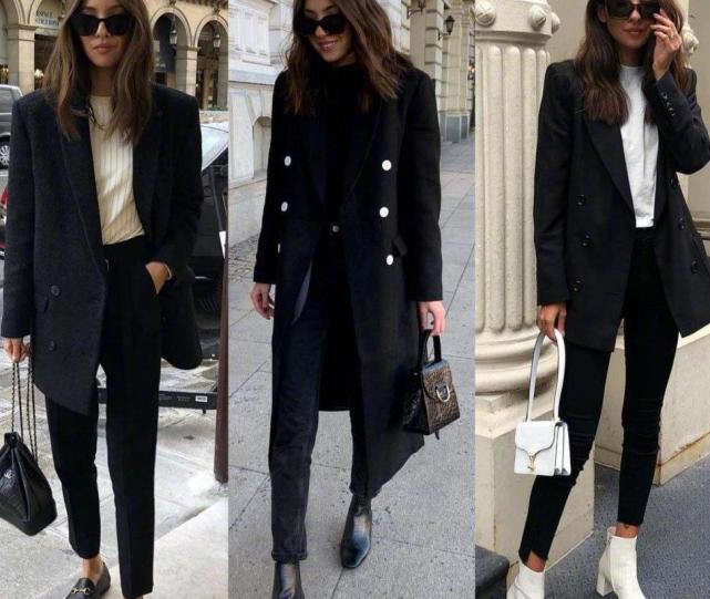 纽约博主日常私服借鉴 优雅大气的极简风格 可通勤可休闲 穿搭 搭配 衣品 外套 通勤 大衣