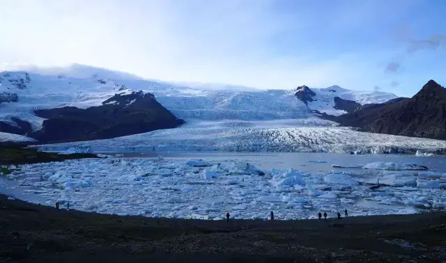 冰岛1号公路环岛第3天世界尽头的水晶仙境杰古沙龙冰河湖