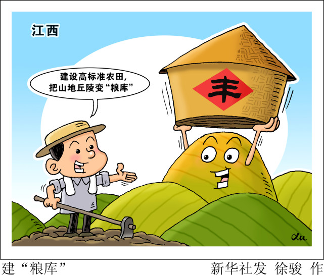 图表漫画经济建粮库