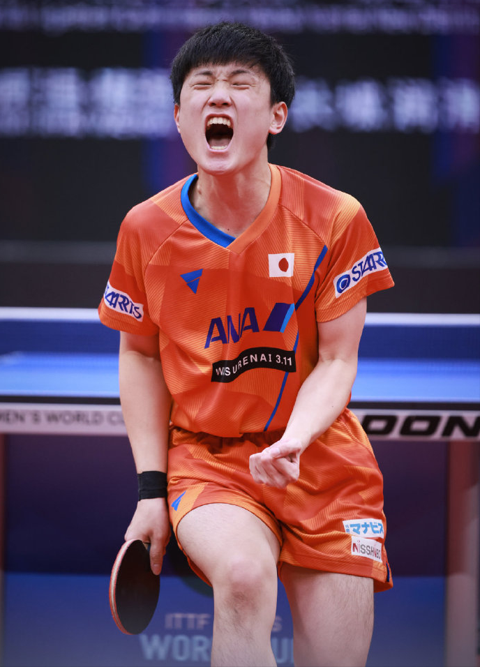 张本智和:就算永远拿不到,也会一直追奥运金牌,吼叫根本忍不住