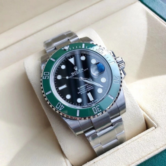 green劳力士2020年新款绿水鬼黑面绿圈更新的细节还原到位吗