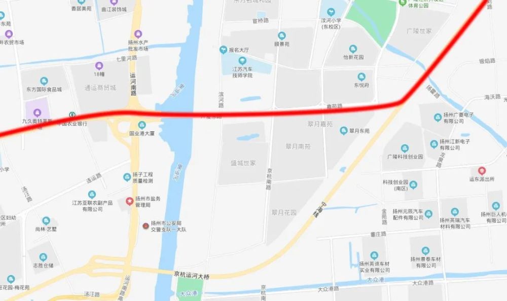 扬州绕城高速路规划图图片