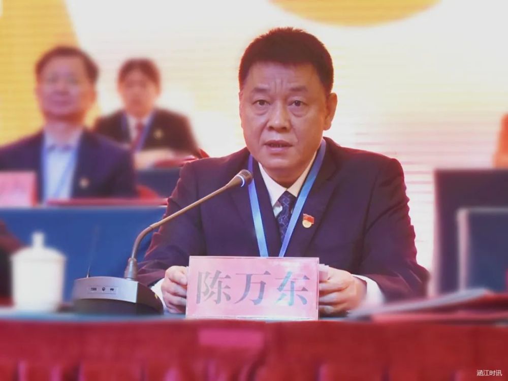 陈万东代表区各套班子向大会的召开表示热烈祝贺,向全区广大妇女和